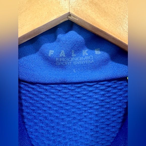 FALKE Germany Skii Men’s Zip Up Thermal Long Sleeve Half Zip Maximum Warm - Picture 5 of 7